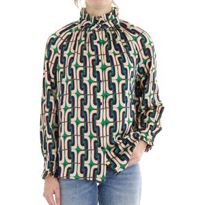 CAMICIA TULIE ORIGAMI VERDE